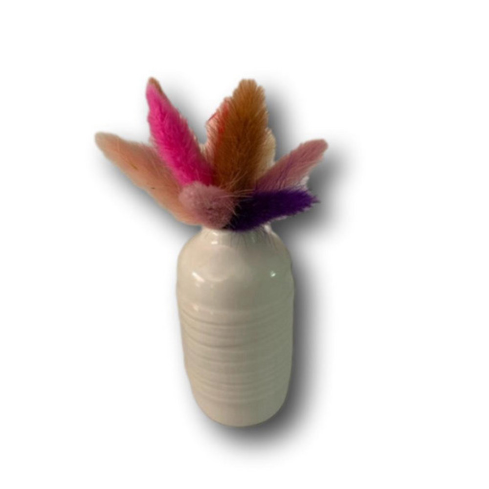 PAMPAS—Small‎ vase decor for home or office NWT